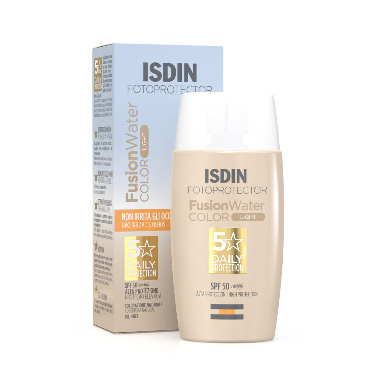Fotoprotector Fusion Water Color Light Isdin 50ml