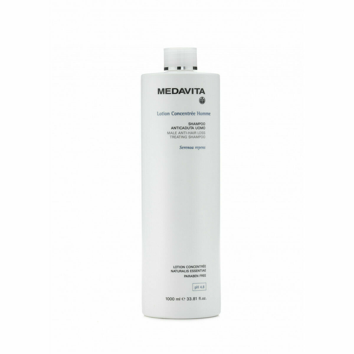 Medavita Lotion Concentree Homme Shampoo Anticaduta UOMO 1000ml