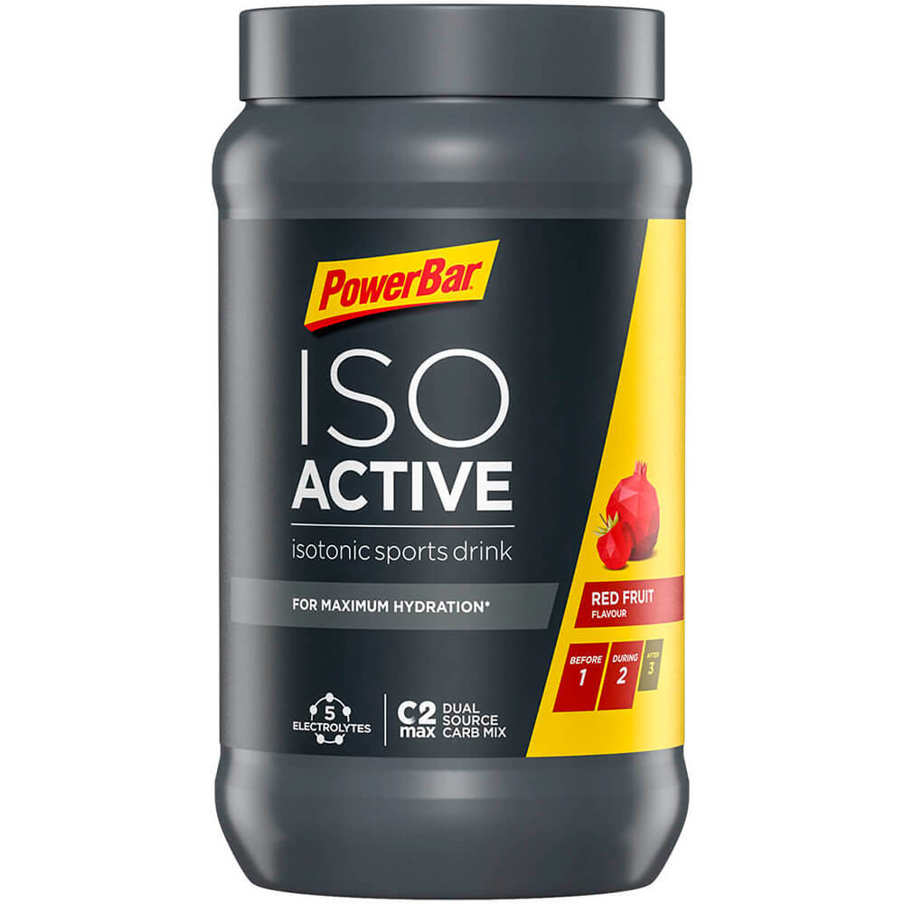 PowerBar Bevanda isotonica in polvere Isoactive ai frutti rossi, 1320 g