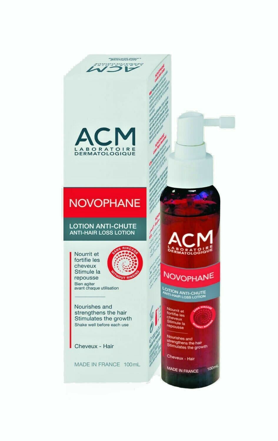 Lozione anticaduta ACM France NOVOPHANE Stimolatore della crescita dei...