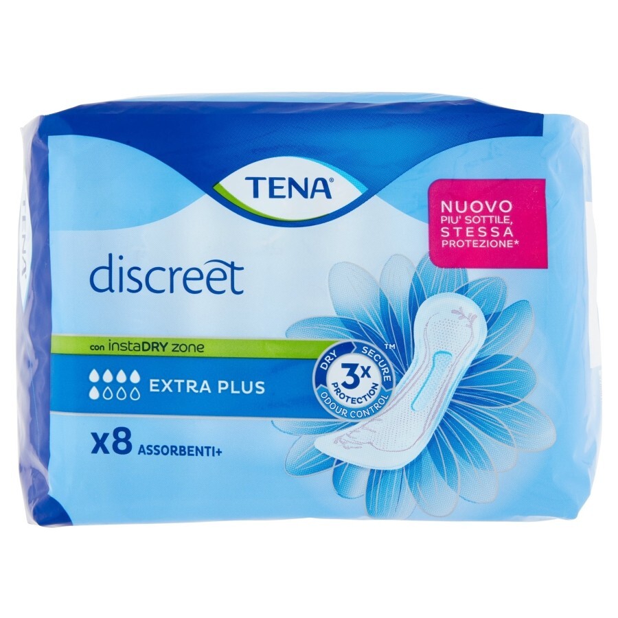 6x Tena X Incontinenza Lady Discreet Extra Plus 8 Pezzi 5 Gocc
