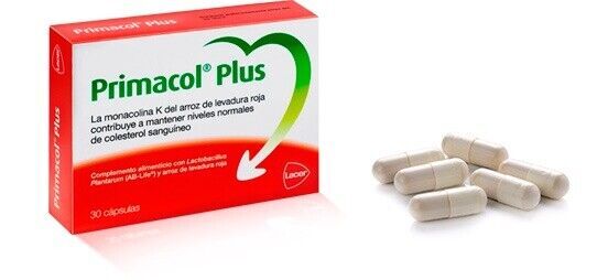 LACER PRIMACOL PLUS 30 CAPSULE. NORMALIZZARE IL COLESTEROLO. CON MONACOLINO.