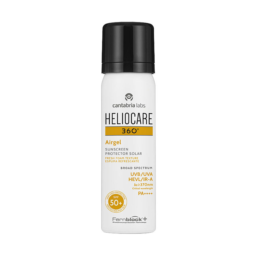 Heliocare 360° Airgel SPF50+ Protezione Solare Viso Quotidiana, 60ml