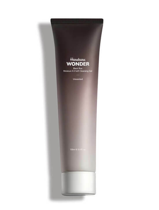 HaruHaru Wonder Nero Riso Idratazione 5.5 Morbido Detergente Gel (Inodore) 100ml