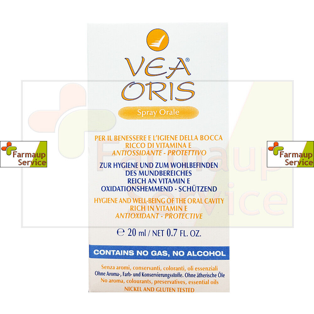 Vea Oris Spray Orale Per Il Benessere Della Bocca Ricco Di Vitamina E 20 ml