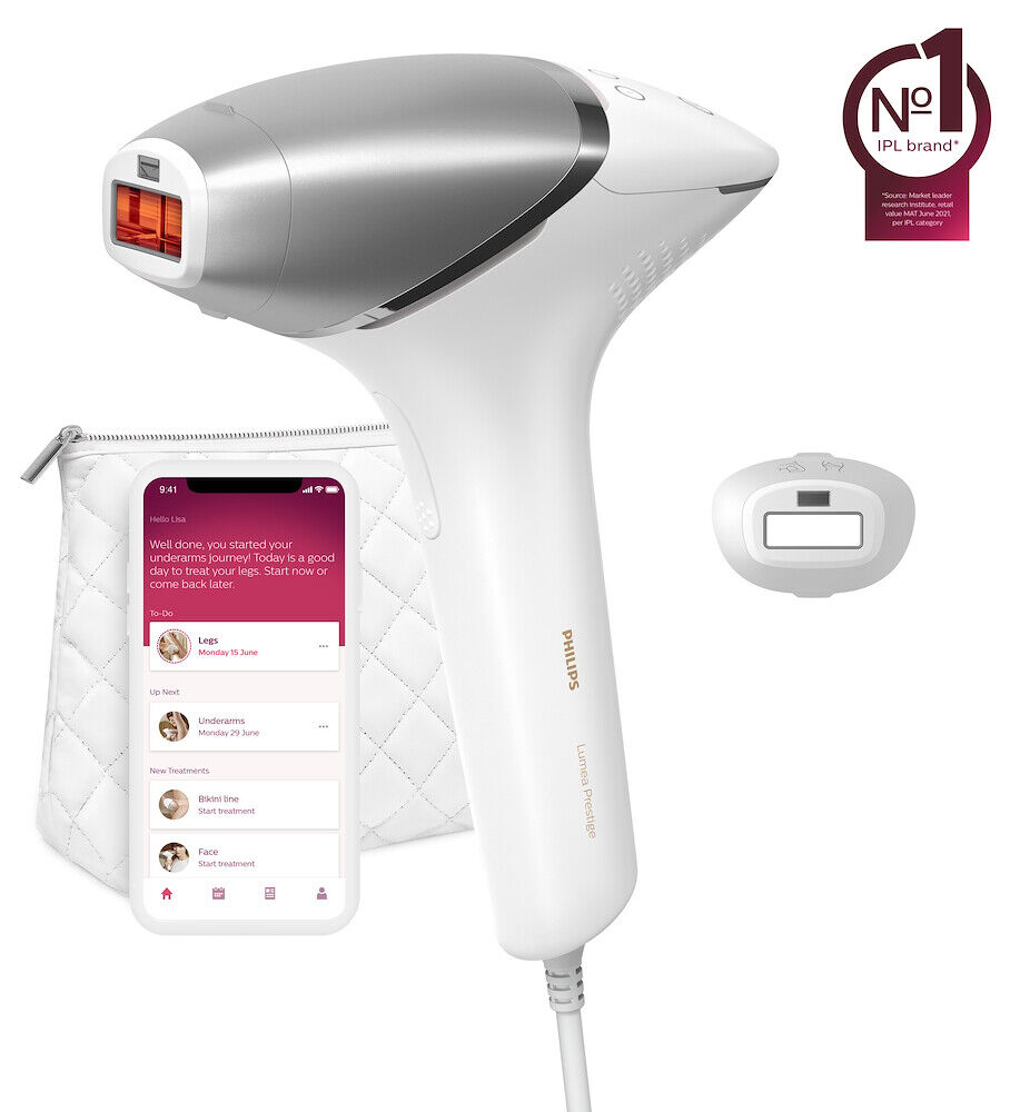 PHILIPS BRI940 EPILATORE LUCE PULSATA 4 ACCESSORI LUMEA PRESTIGE
