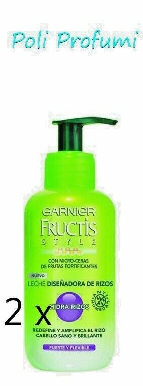 2 x Garnier Fructis leche disenadora de rizos ( latte per arricciare) 200 ml