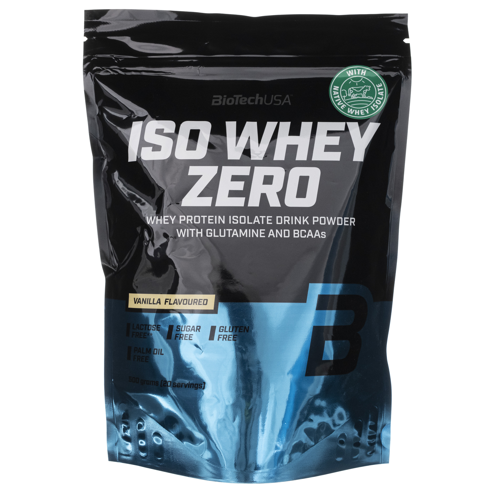 BioTech USA Iso Whey Zero, Vaniglia, 500 g