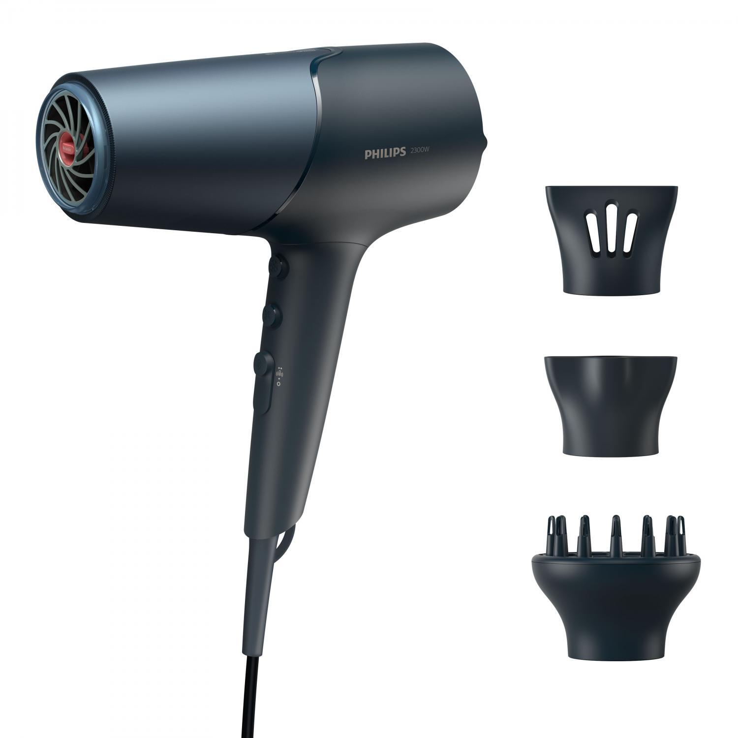 Philips Phon Asciugacapelli Professionale 2300W 2 Velocità Blu BHD512/20