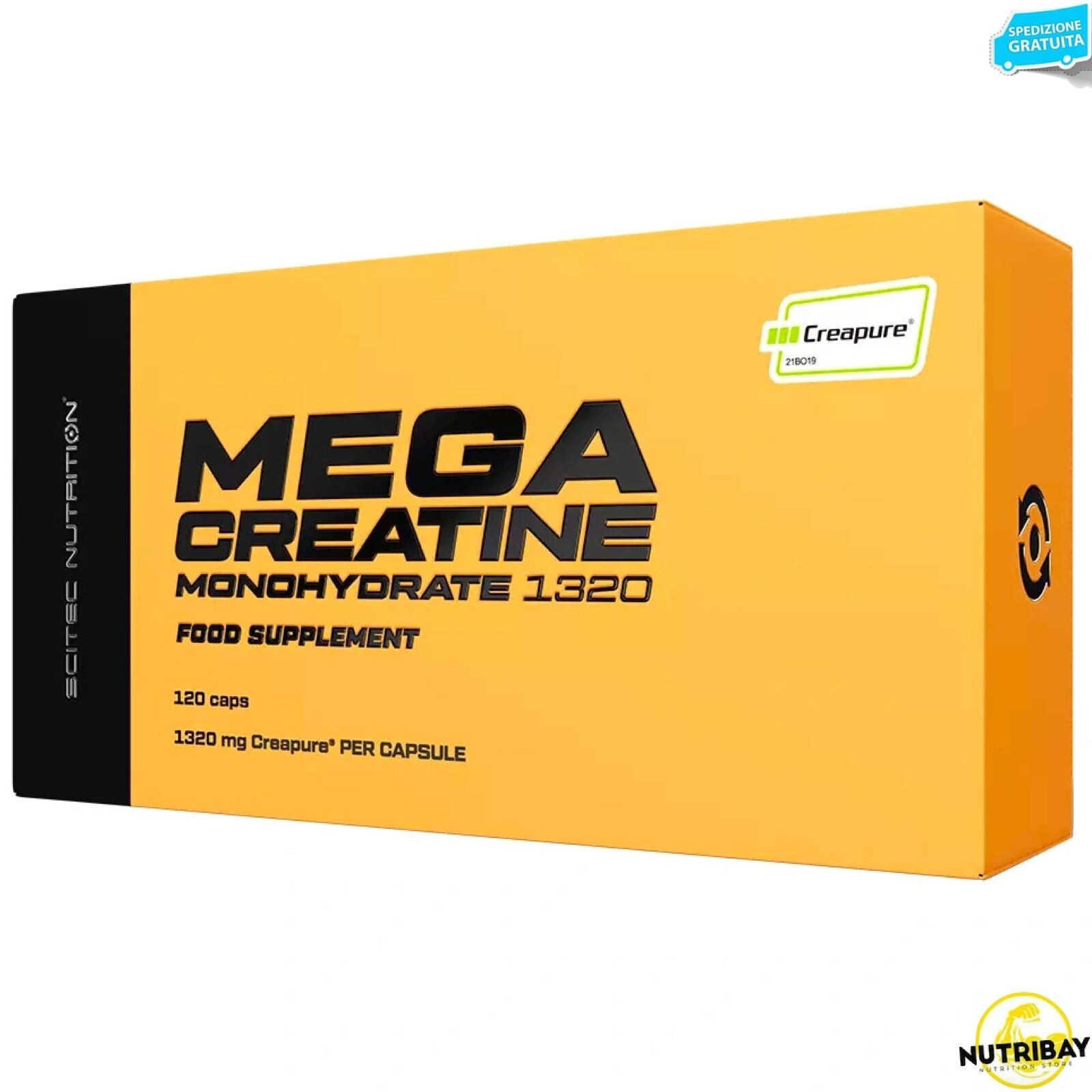Scitec Nutrition Mega Creatine Monohydrate 1320 Creapure - 120 caps