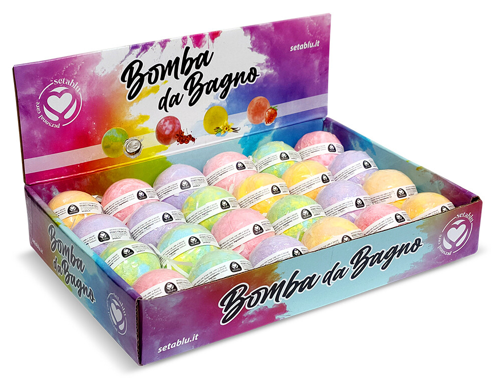 6x Setablu Bombe Da Bagno Assortito Made In Italy Misto (6 Bombe)