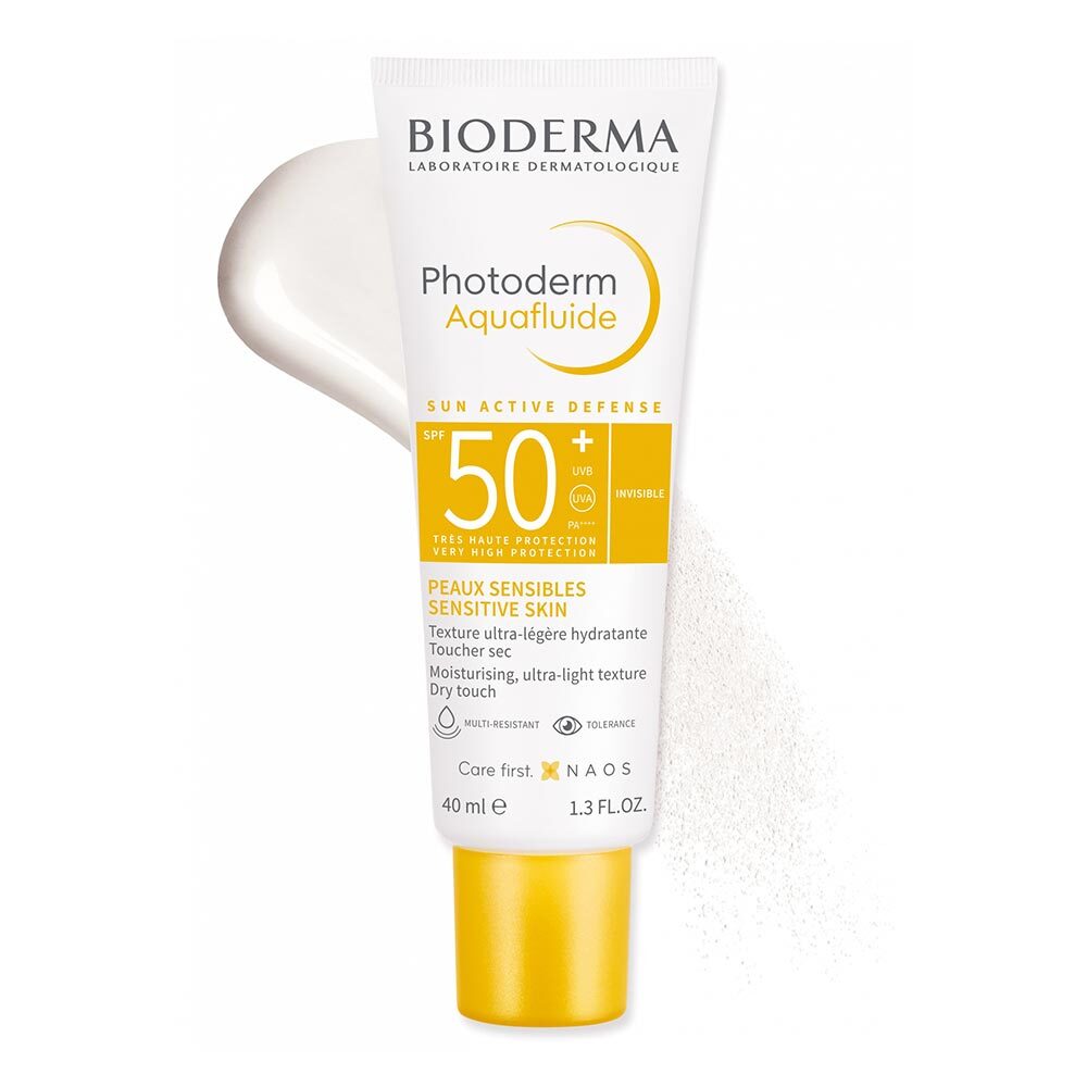 Bioderma Photoderm - Aquafluide SPF50+ Foto-protezione Pelli Sensibili, 40ml