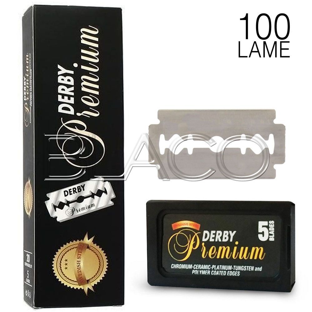 LAME DA BARBA DERBY PREMIUM INTERE 100PZ LAMA DA BARBA LAMETTA