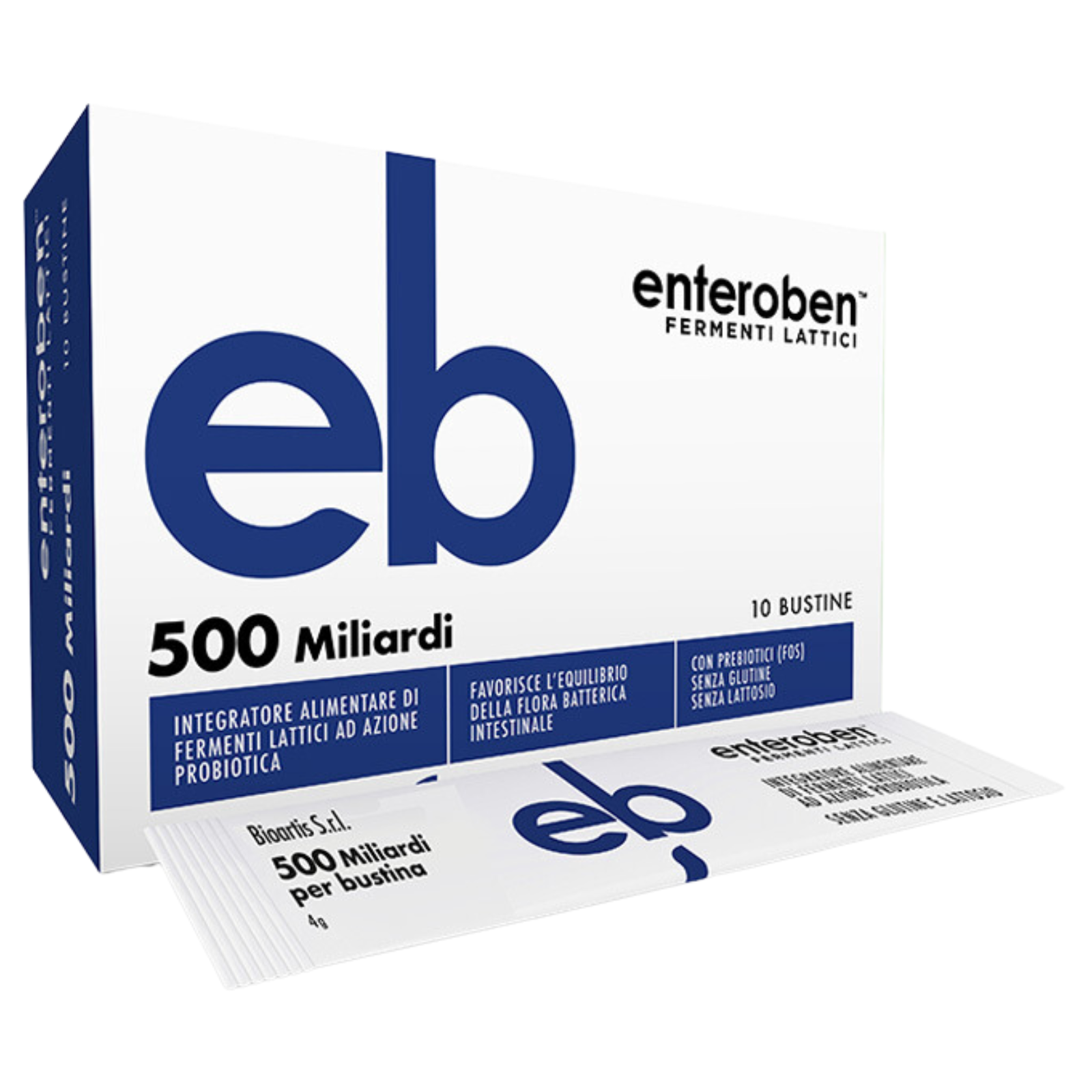 Enteroben Fermenti lattici 500 milaridi Probiotici 10 bustine