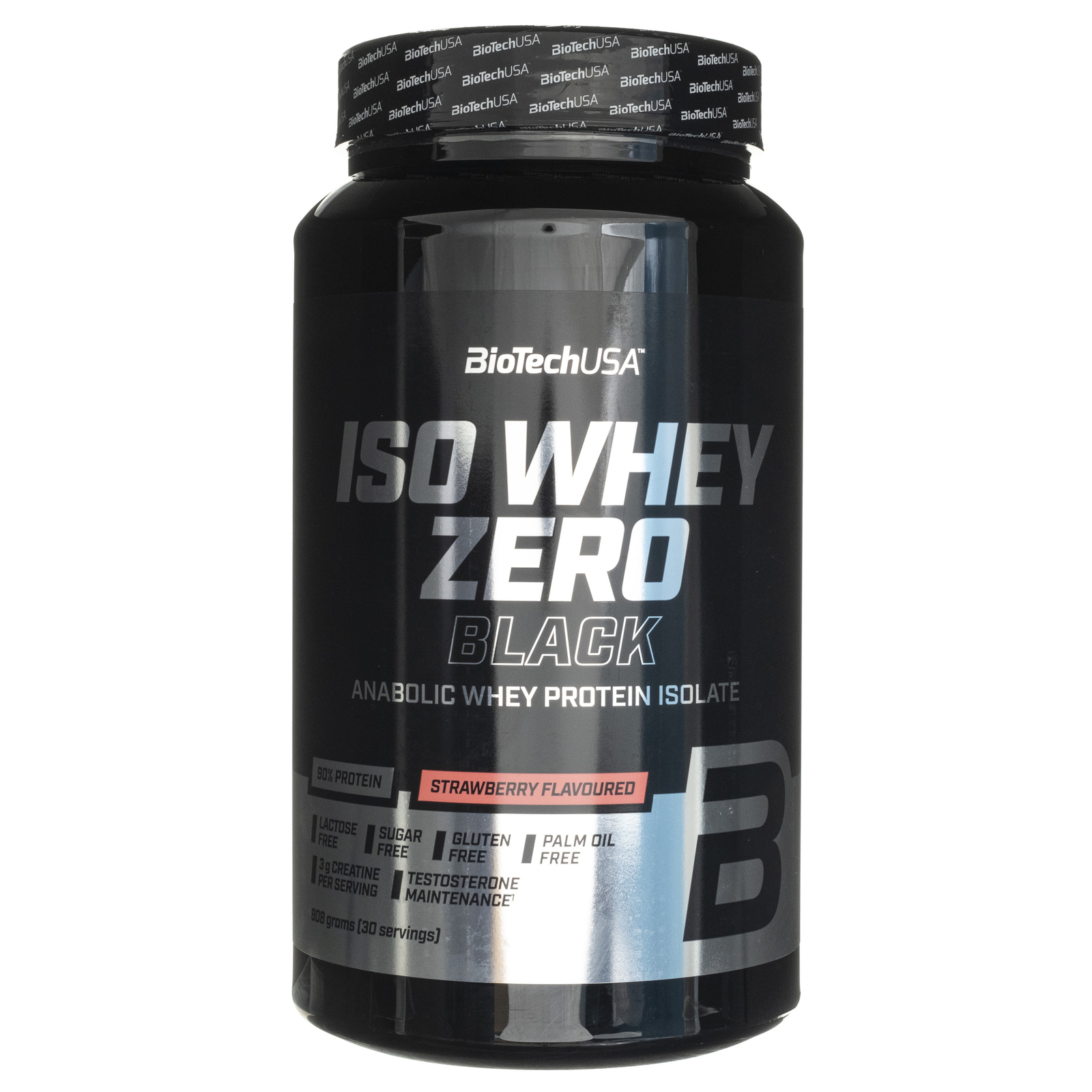 BioTech USA Iso Whey Zero Black, Fragola, 908 g