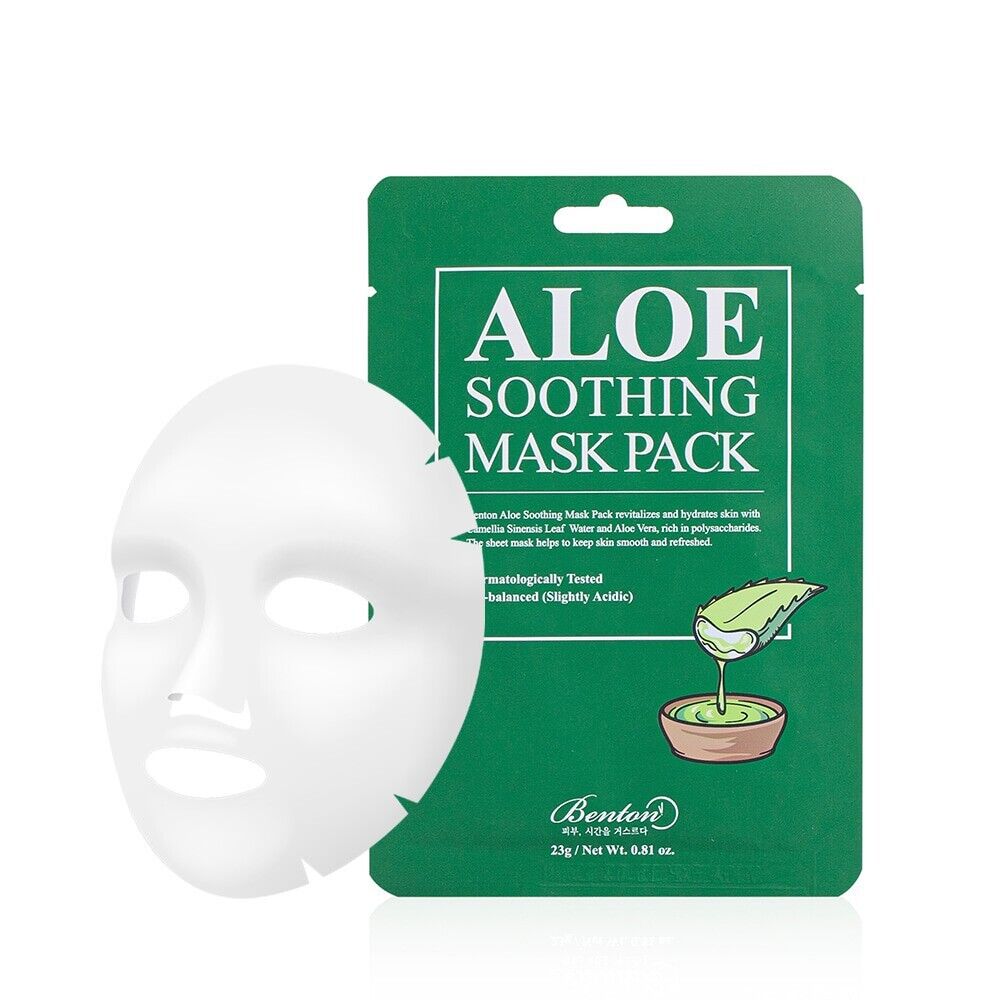 Benton Maschera lenitiva all'aloe, 1 pezzo
