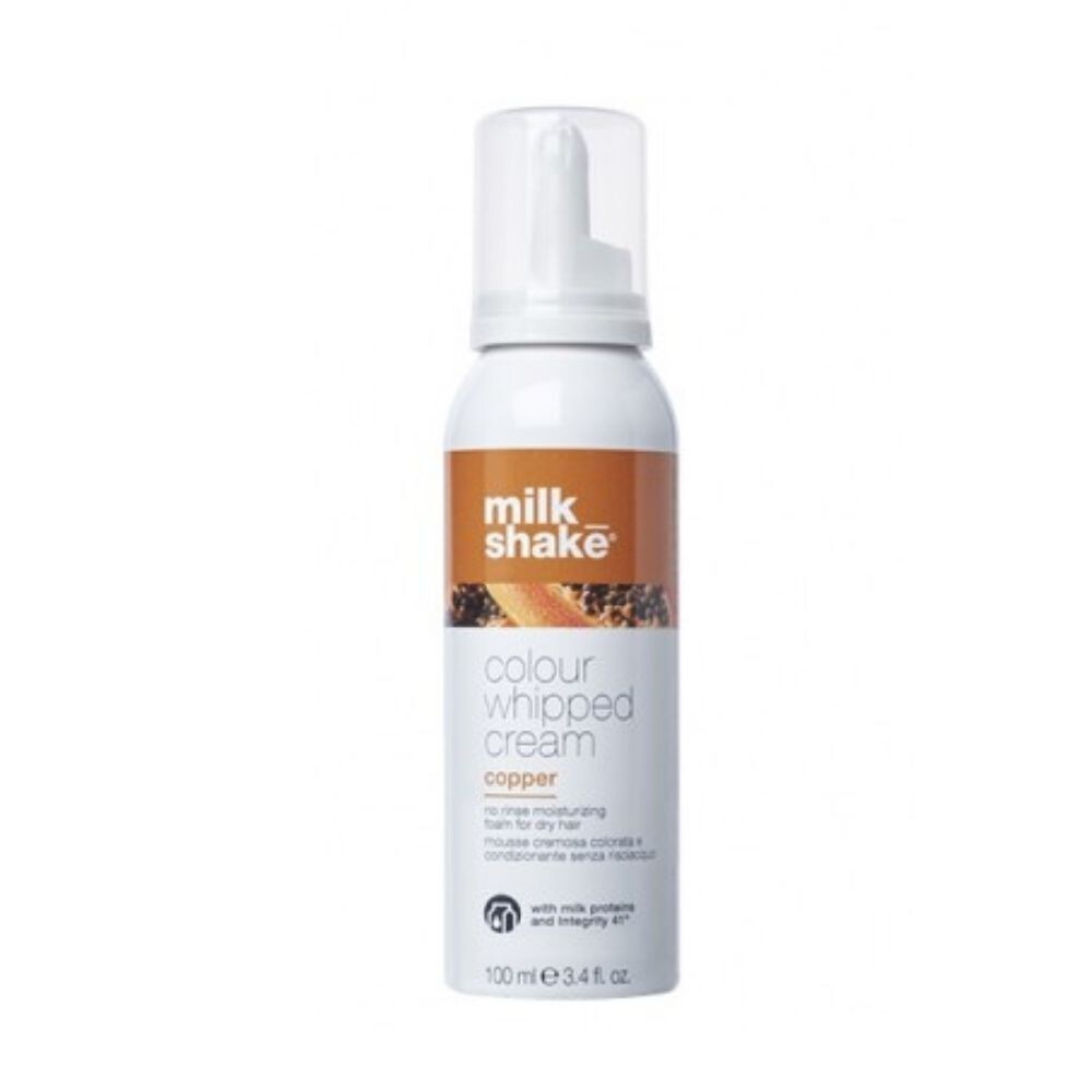 MILK SHAKE - COLOUR WHIPPED CREAM -  Copper (100ml) Mousse cremosa colorata
