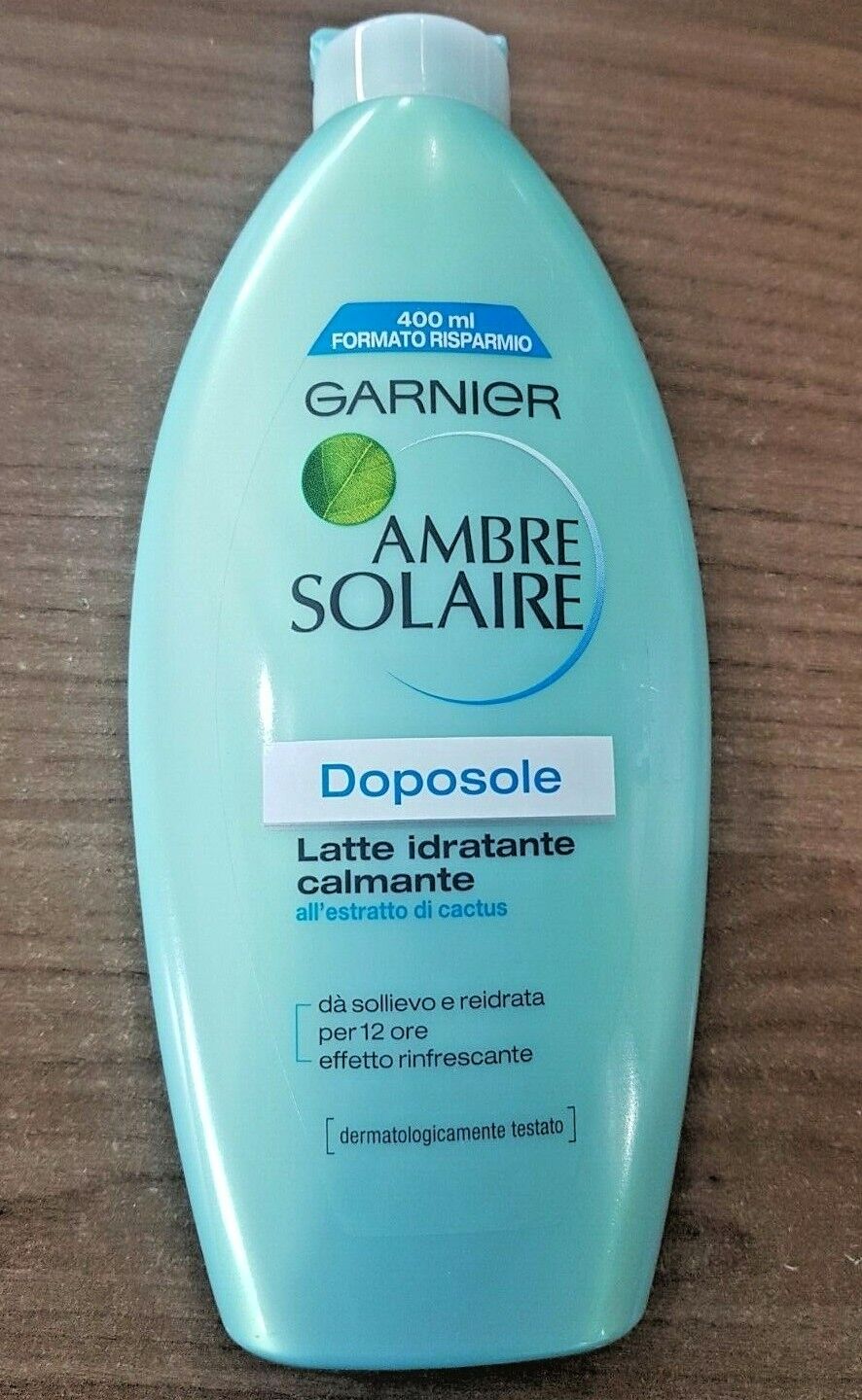 AMBRE SOLAIRE 400ML GARNIER DOPOSOLE LATTE IDRATANTE CALMANTE RINFRESCANTE