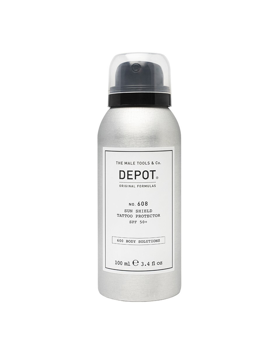 DEPOT - N.608 SUN SHIELD TATTOO PROTECTOR SPF 50+ (100ml) Spray solare