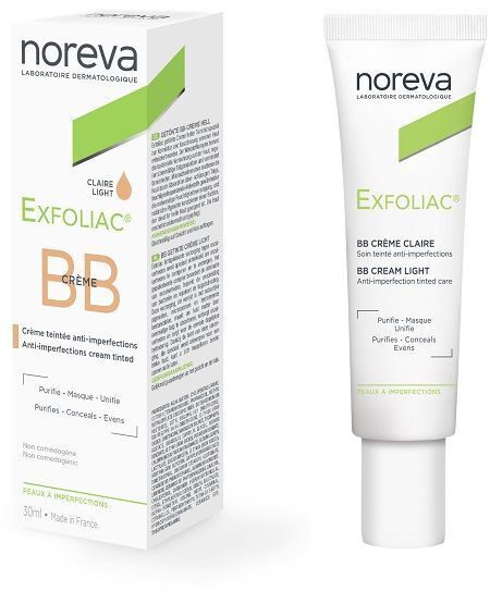 BB Creme Exfoliac Tonalità Chiara Noreva 30ml