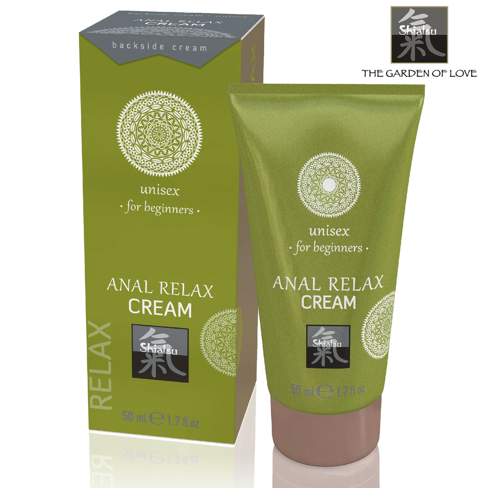 Shiatsu Relax Anal Cream Beginners Experienced 50ml Crema Unisex Rilassa Ano Ass