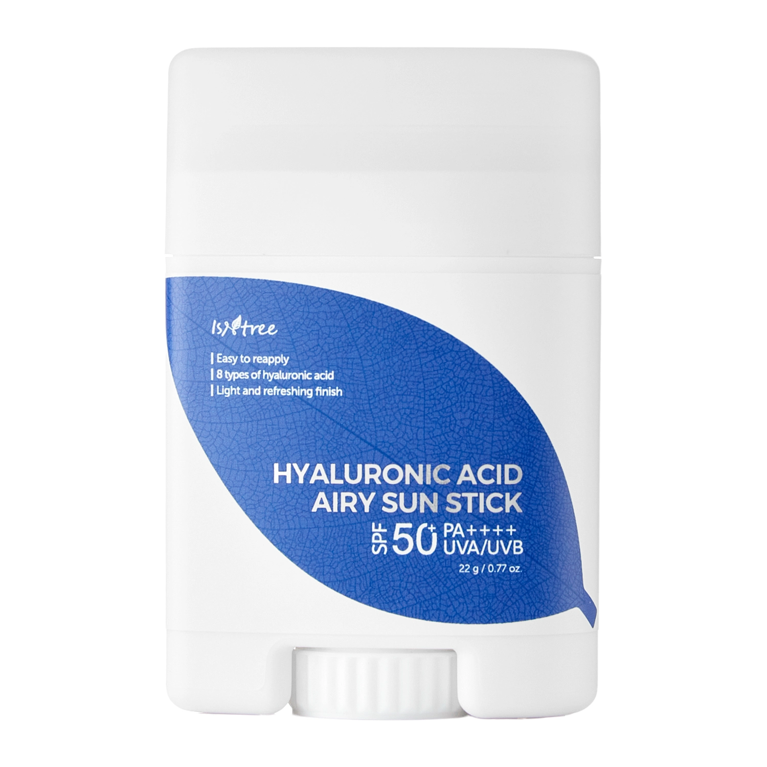 Isntree Acido ialuronico Airy stick di protezione solare SPF50+, 22 g