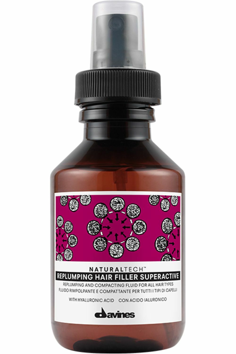DAVINES NATURALTECH REPLUMPING HAIR FILLER SUPERACTIVE 150ML