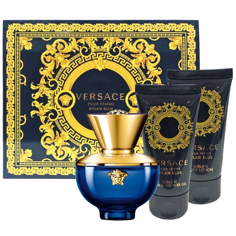 Versace Dylan Blue cofanetto donna edp 50ml + shower gel 50ml + body lotion 50ml