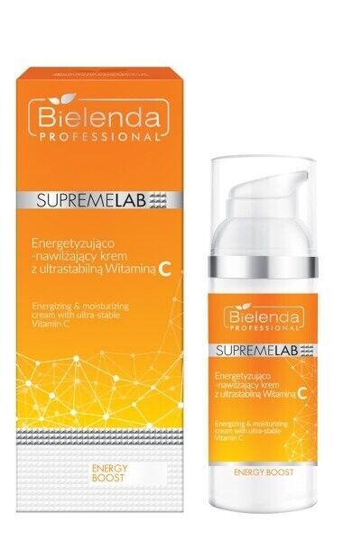 Bielenda Supremelab - Crema energizzante con vitamina C stabile 50ml