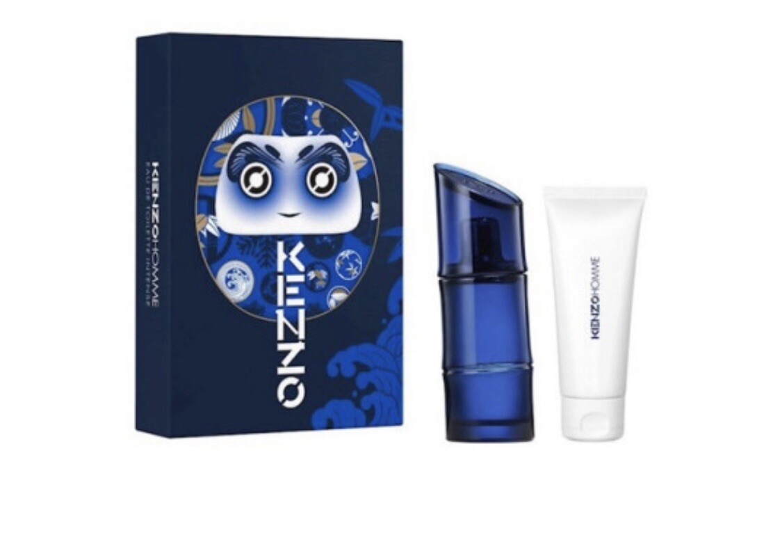 KENZO HOMME INTENSE EDT 60ML+GEL DOCCIA 75ML COFANETTO REGALO UOMO