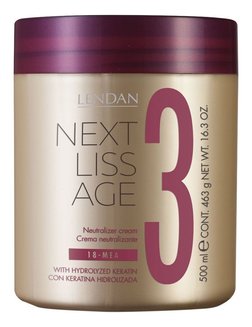 LENDAN Next Liss Age Crema Lisciante Neutralizzante Con Cheratina 500 ML