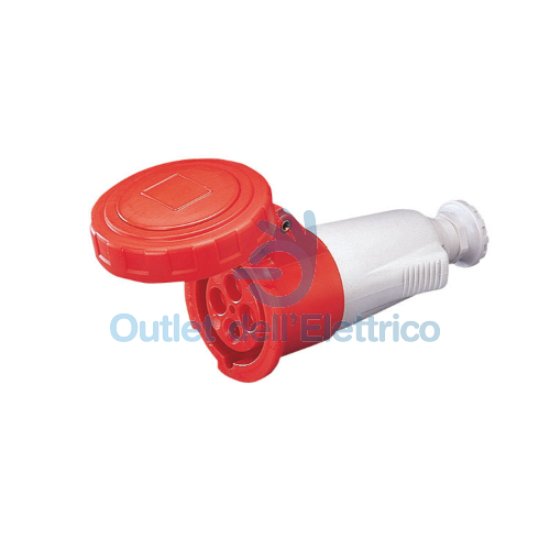 GEWISS PRESA MOBILE STAGNA 3P+T 32A 400V 6H GW62041 PRESE INDUSTRIALI