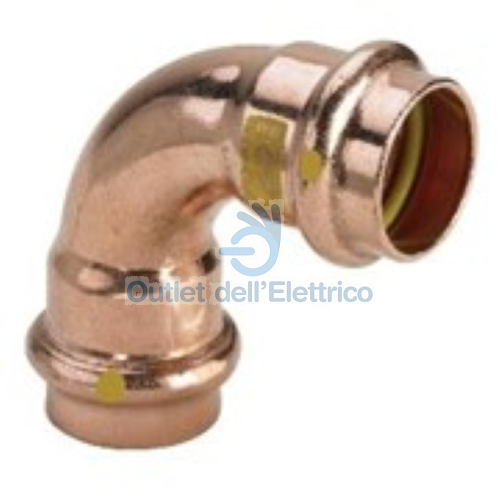 VIEGA 291518 RACC. A GOMITO PROFIPRESS SC-CONTUR 22MM 90°