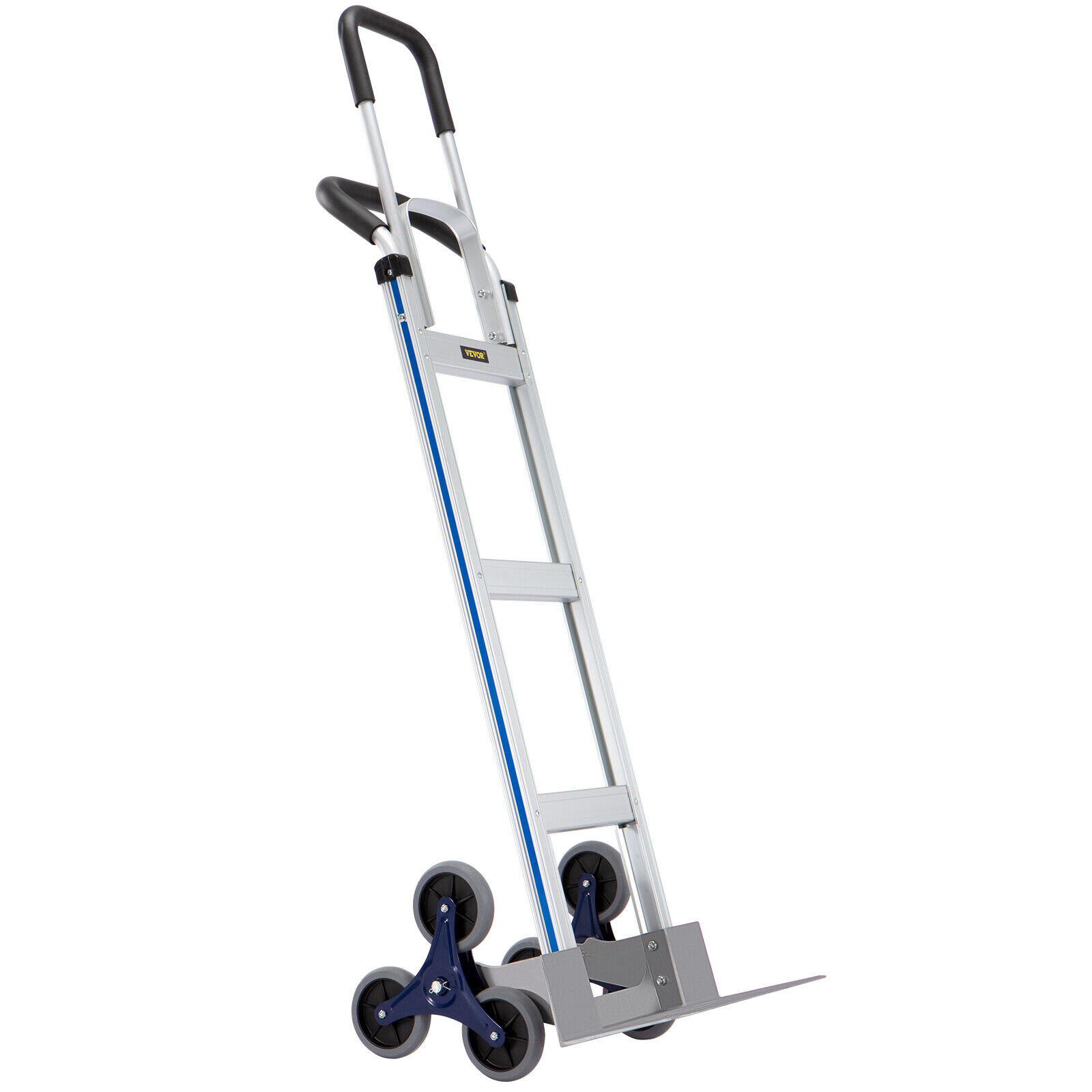 VEVOR Carrello Portaspesa Pieghevole Allumino Capacità 250kg Manico Regolabile