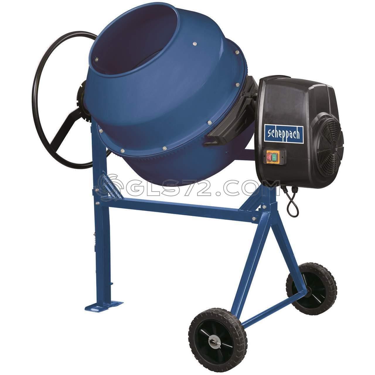 BETONIERA ELETTRICA 160L 650W SCHEPPACH MIX160 IMPASTATRICE MISCELATORE CEMENTO