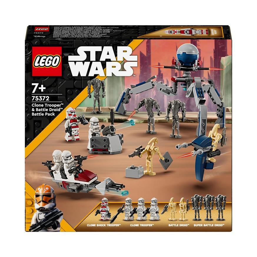 Costruzioni - Star Wars: Lego 75372 - Battle Pack Clone Trooper E Battle Droid