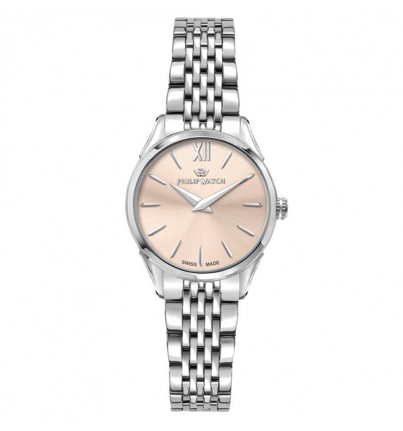Orologio donna Philip Watch Roma R8253217511 Acciaio Rosa 28 mm Swiss Made