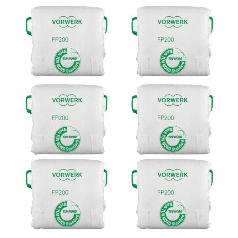 6 SACCHETTI VK 220S VK 200  ORIGINALI  VORWERK FOLLETTO VK 220S