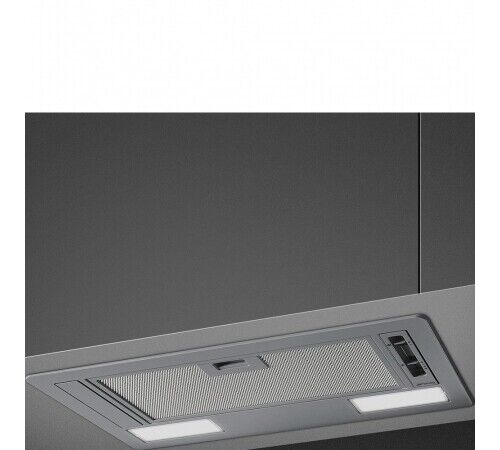 Smeg Cappa Cucina 60 cm Sottopensile Aspirante Incasso colore Grigio KSG52E
