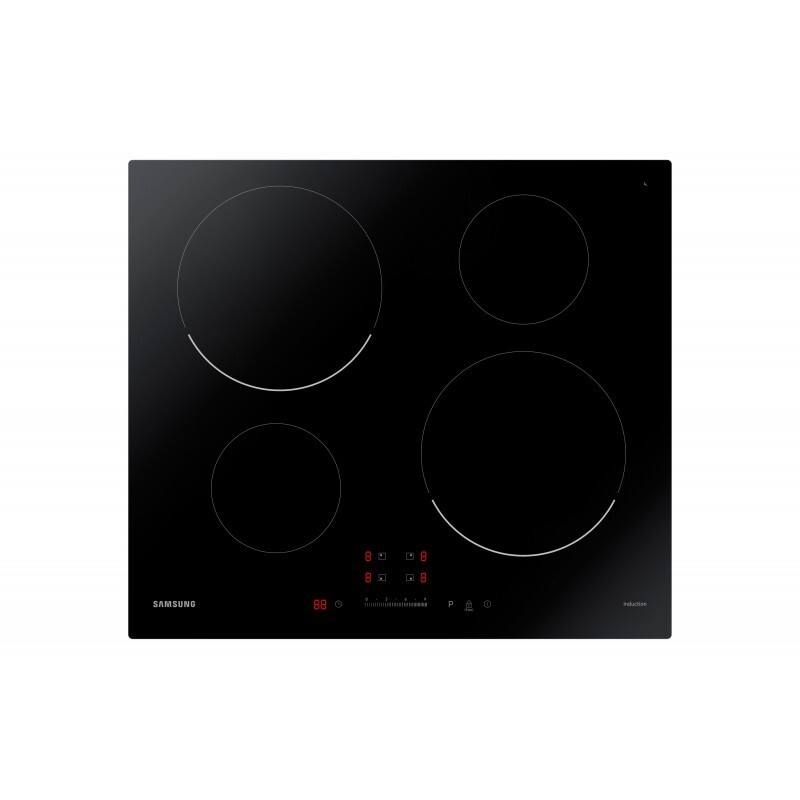Samsung NZ64T3707AK Nero Da incasso 60 cm Piano cottura a induzione 4 Fornello(i