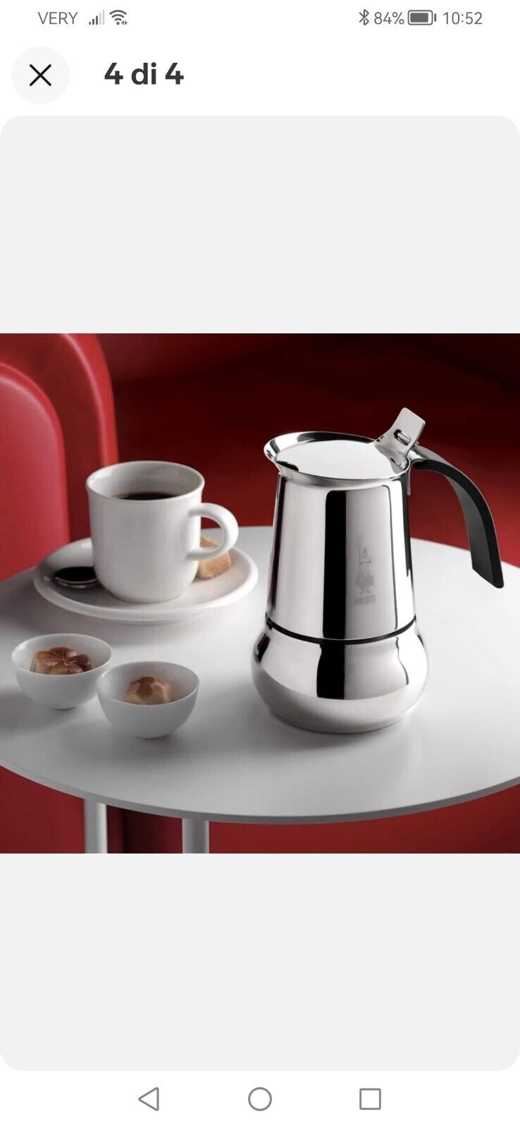 BIALETTI KITTY INDUCTION - MOKA CAFFETTIERA 10 TAZZE PER PIANO AD INDUZIONE