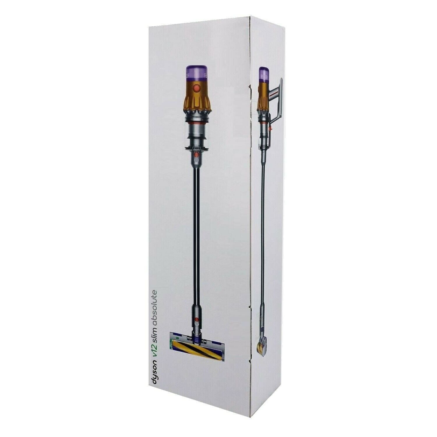 Dyson V12 ABSOLUTE SLIM Cordless Senza Sacco Scopa Elettrica Portatile Nuovo