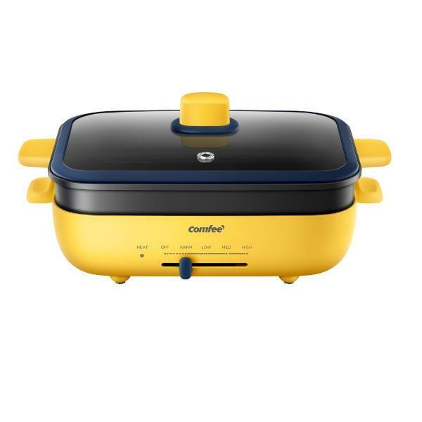 Comfee Griglia multifunzione raclette Potenza 1300 Watt Giallo MC-DH3020A2
