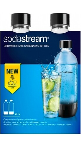 Bottiglia per Gasatore SODASTREAM in Plastica Capacità 1 lt conf. 2pz - 151620