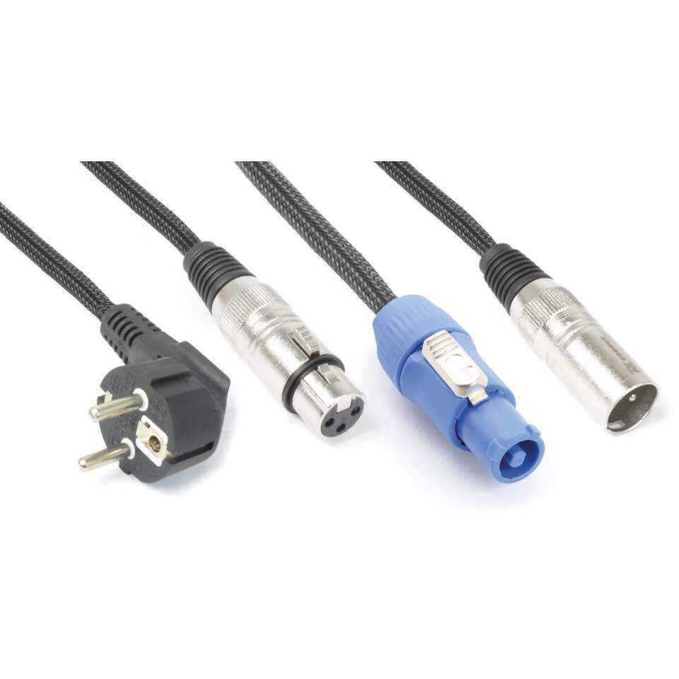 POWER DYNAMICS CONNEX CX03-10 SHUKO/XLR F-PWCA/XLR M10M CAVI - BOBINE - CIABATTE