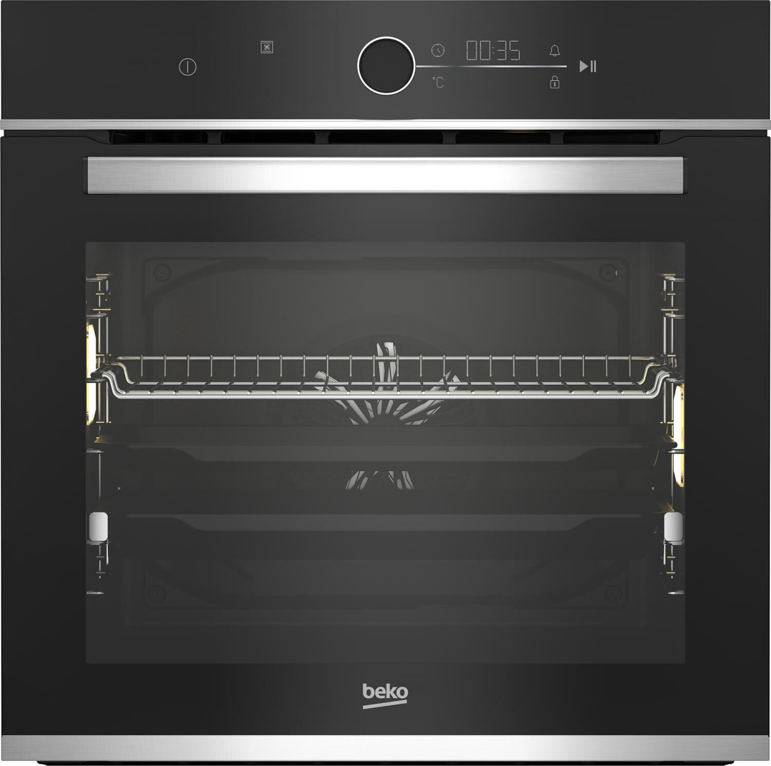 Beko Forno Elettrico da incasso 71 L Classe A+ PizzaPro Nero BBIM13400XS