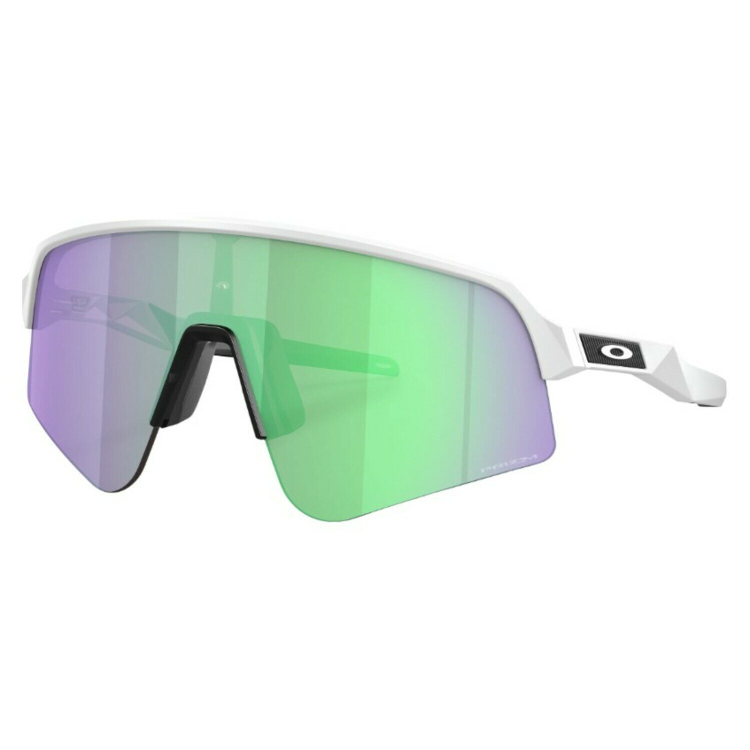 Oakley sutro lite sweep matte white prizm road jade occhiali sunglasses bike ...
