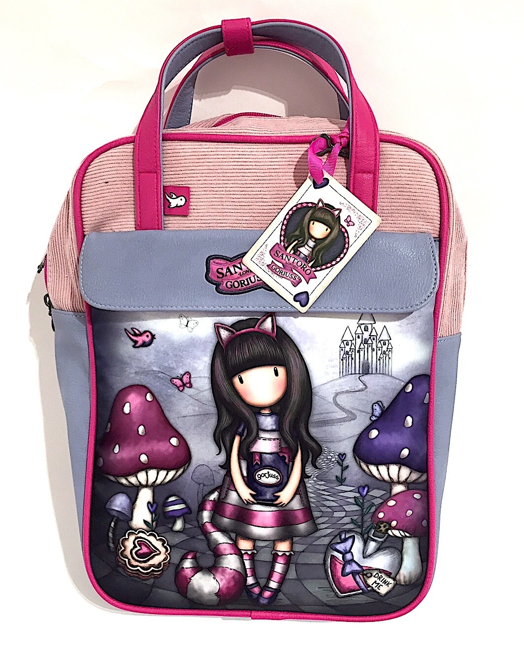 ZAINO rucksack GORJUSS santoro CHESHIRE CAT tempo libero 1147GJ01