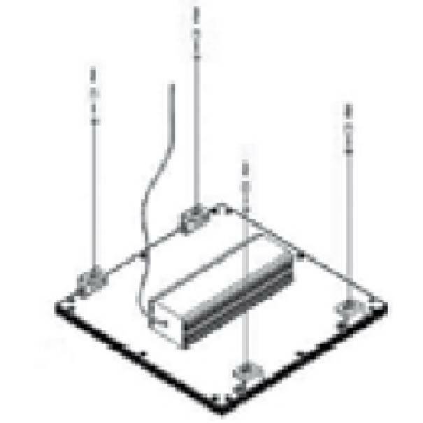 V-TAC KIT SOSPENSIONE PER LED PANEL 6018
