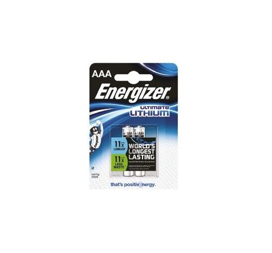 BATTERIE AAA LITIO BATTERIA MINI STILO LITIO LUNGA DURATA POTENZA 2 BATTERIE AAA